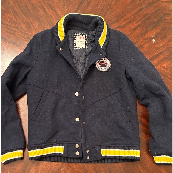 Girls Tommy Hilfiger Varsity Jacket - Picture 1 of 5